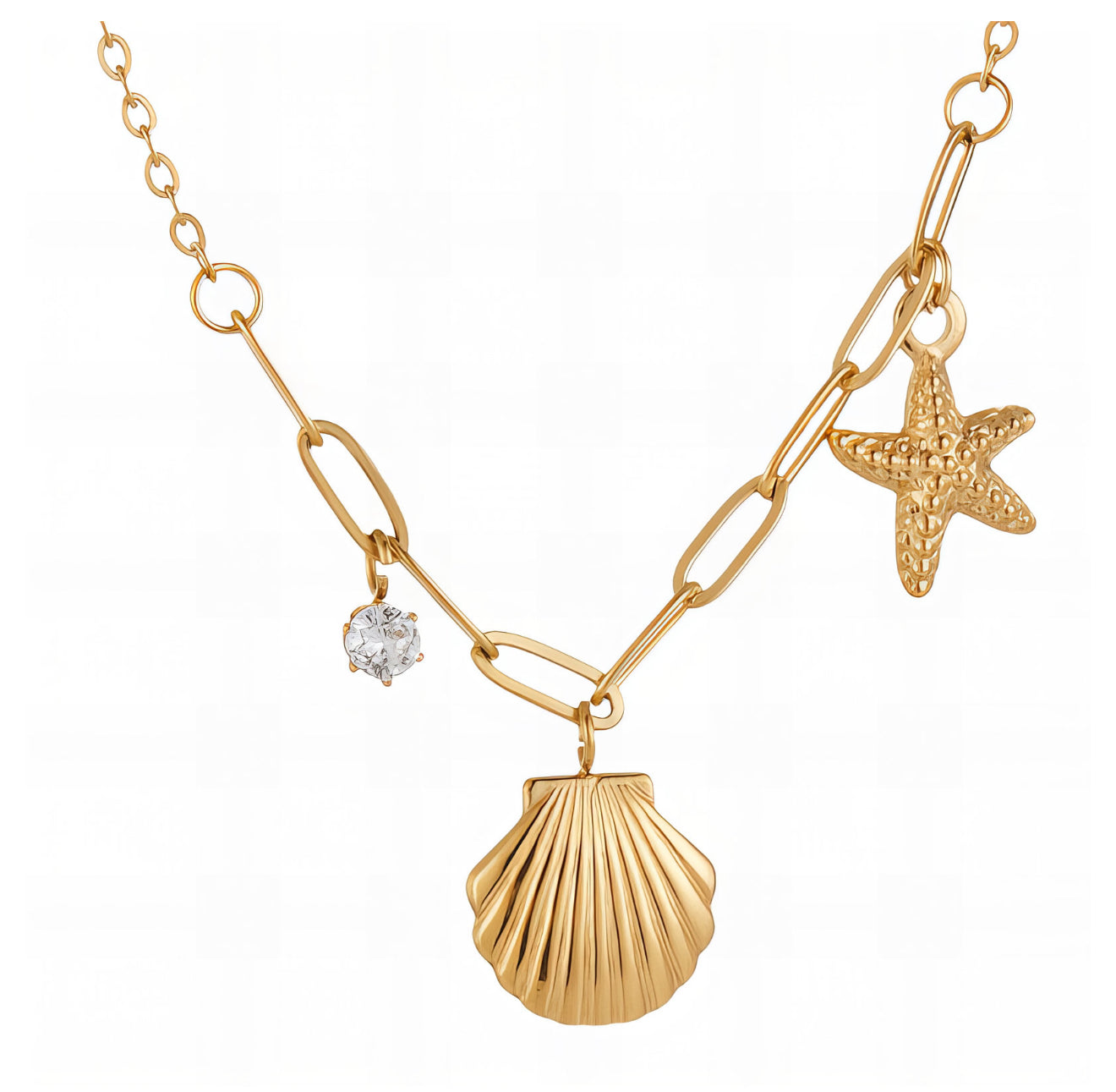 The Gold Mermaid’s Treasure Necklace