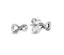 The Silver Infinity Stud Earrings