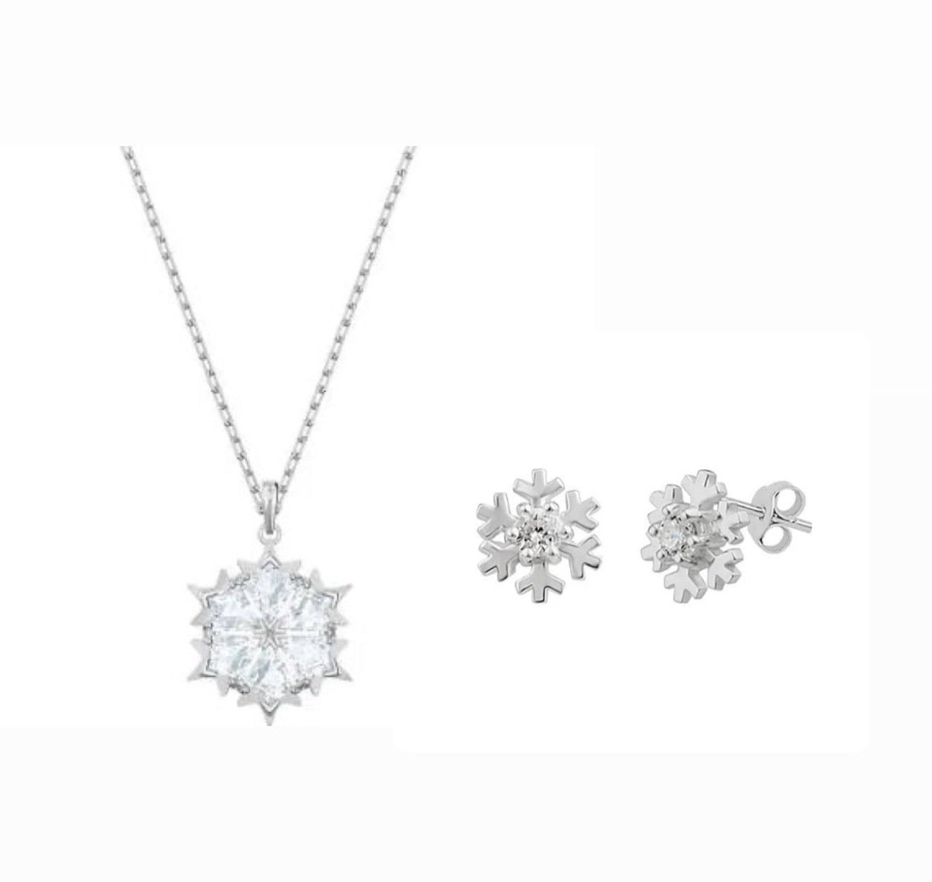 The Silver Winter Snowflake Set