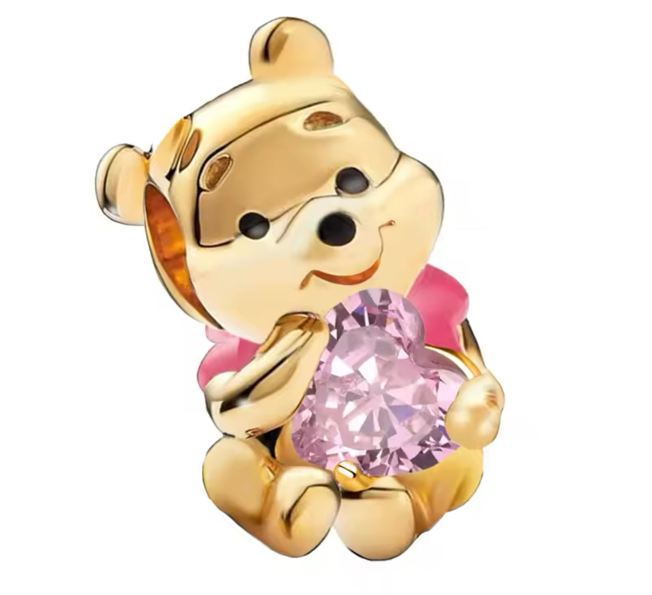 The Limited Edition Golden Heart Bear Charm