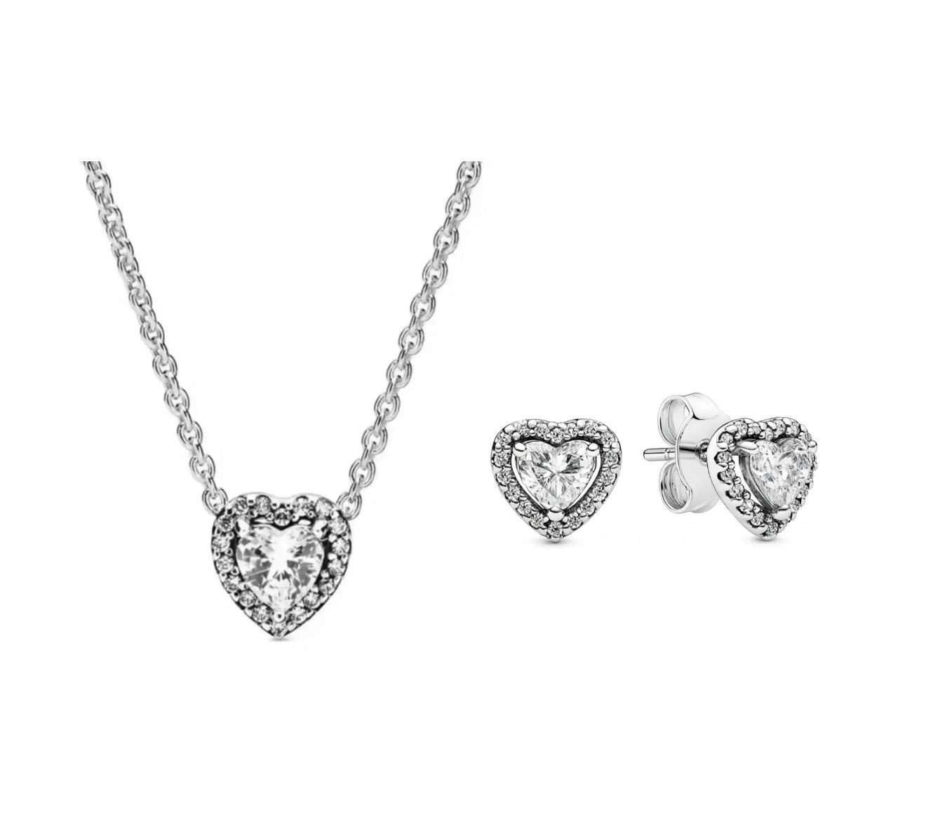 The Silver Frosted Celestial Heart Set