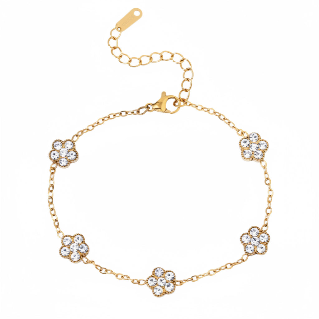 The Gold Meadow Flower Bracelet