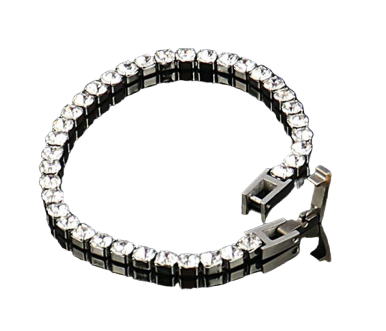 Luxury Sterling Silver Aura Tennis Bracelet