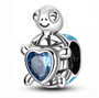 The Little Blue Belly Turtle Charm