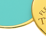 The Gold Turquoise New York Love Letter Heart Tif Pendant Necklace