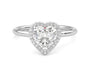 The Silver Sparkling Belle Amour Ring