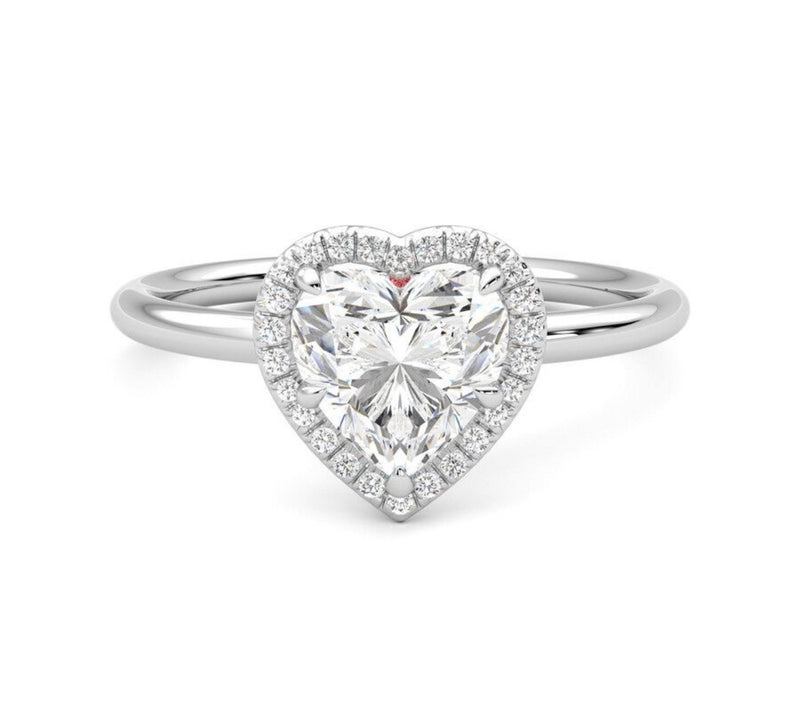 The Silver Sparkling Belle Amour Ring