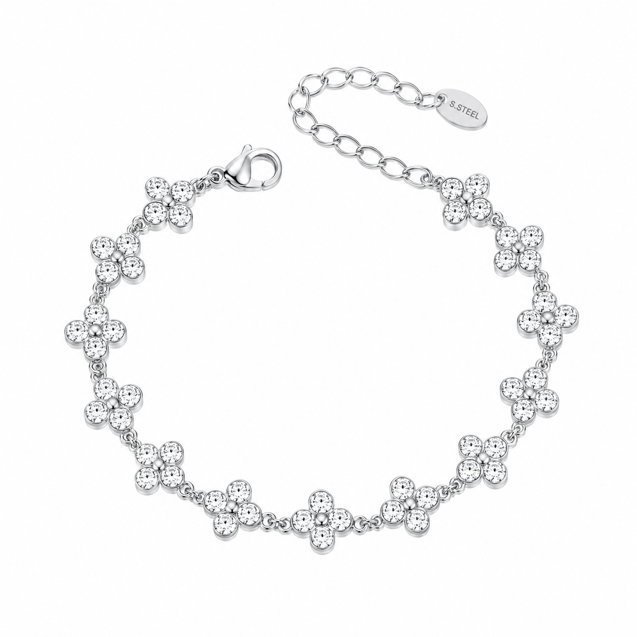 The Silver Sahara Clover Bracelet