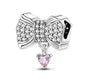The Silver Darling Bow Drape Charm