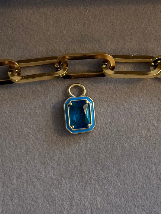 The Ocean Sapphire Charm Me
