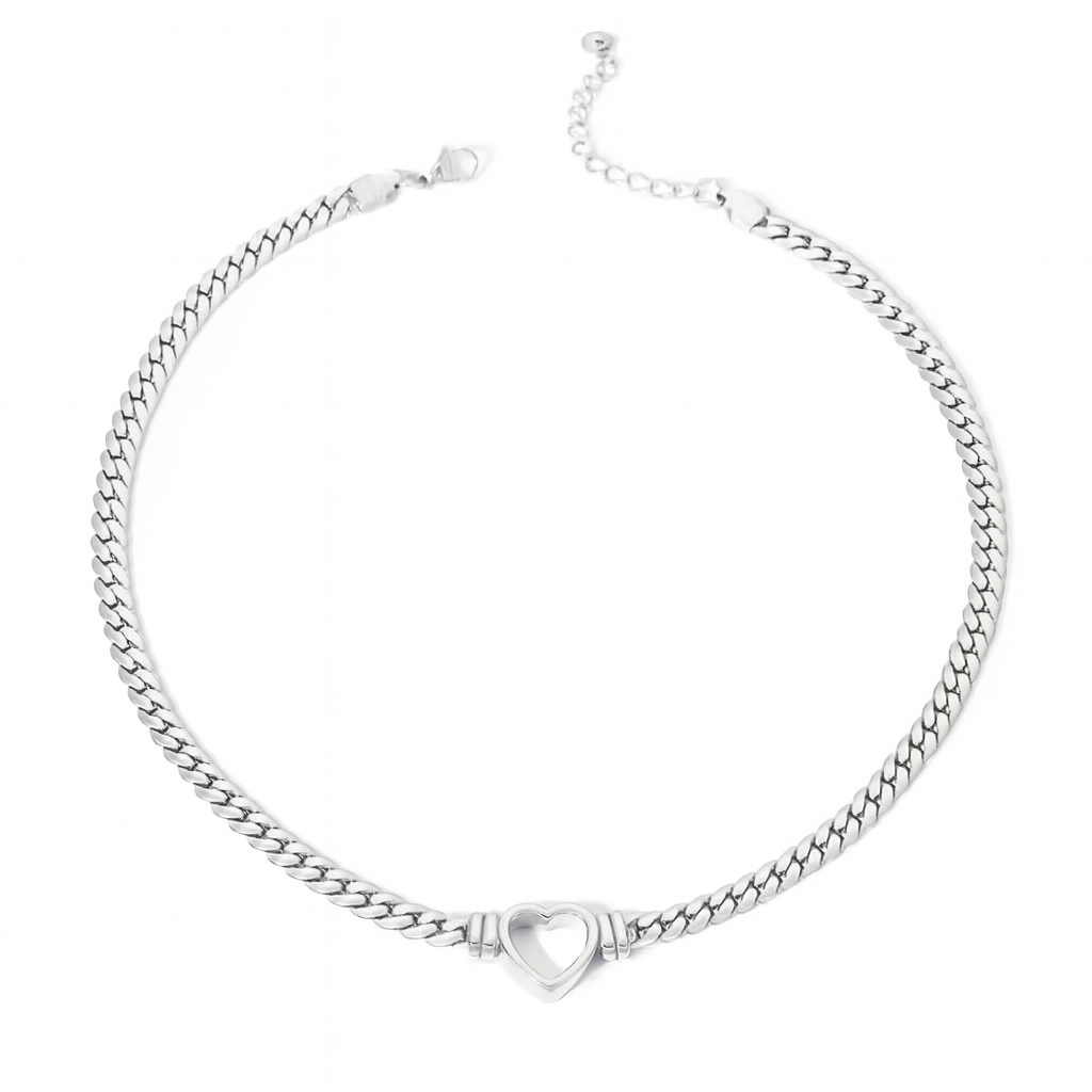 The Silver Heartbeat Necklace