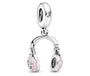 The Pink Headphones Charm