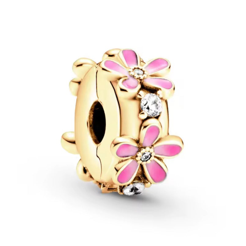 The Gold Floral Clip Charm