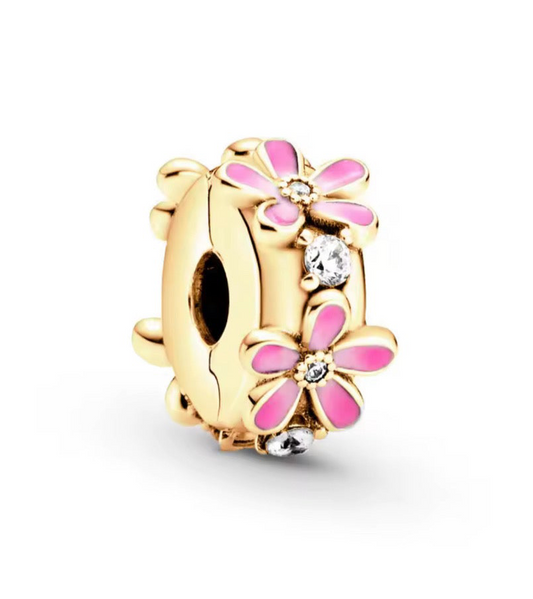 The Gold Floral Clip Charm