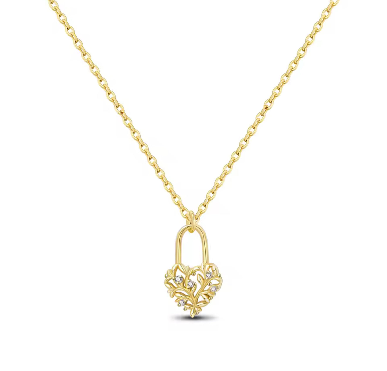 The Golden Family Tree Love Necklace