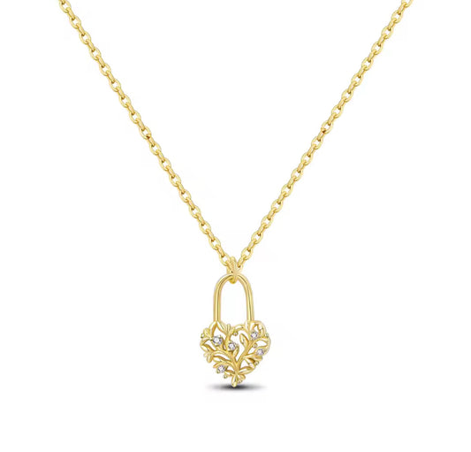 The Golden Family Tree Love Necklace
