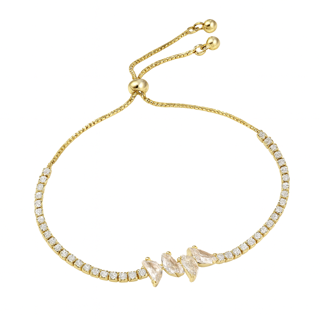 The Gold Dainty Double Butterfly Bracelet