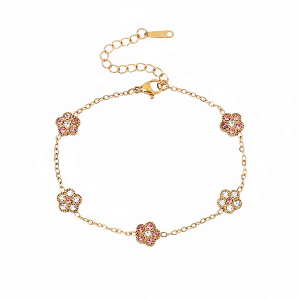 The Gold Meadow Flower Bracelet