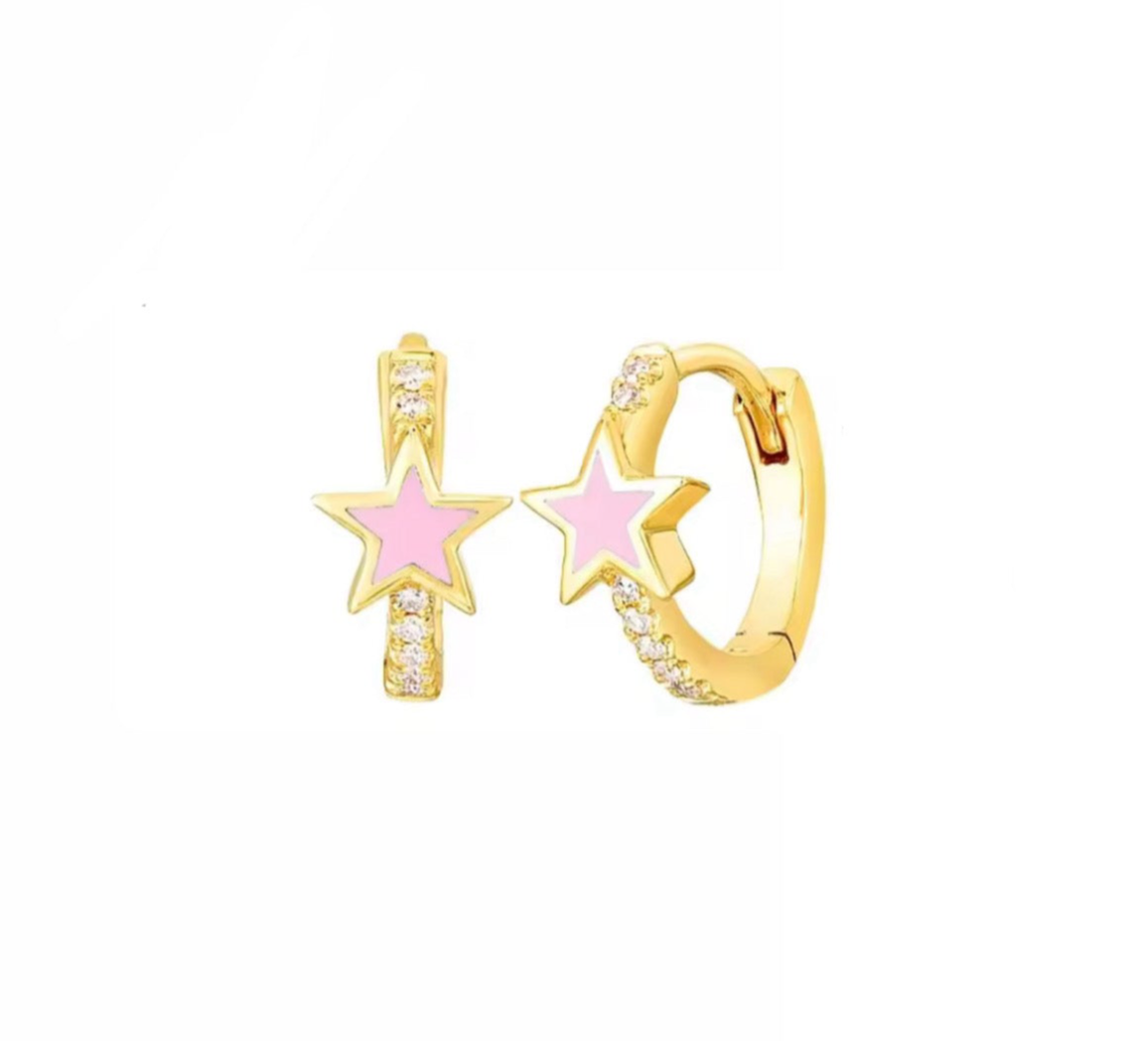 The Golden Étoile Rosé Starstruck Hoops