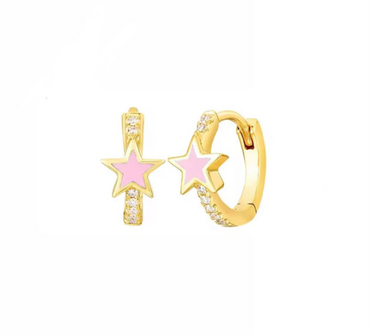 The Golden Étoile Rosé Starstruck Hoops