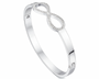 The Silver Bonded Forever Infinity Bangle