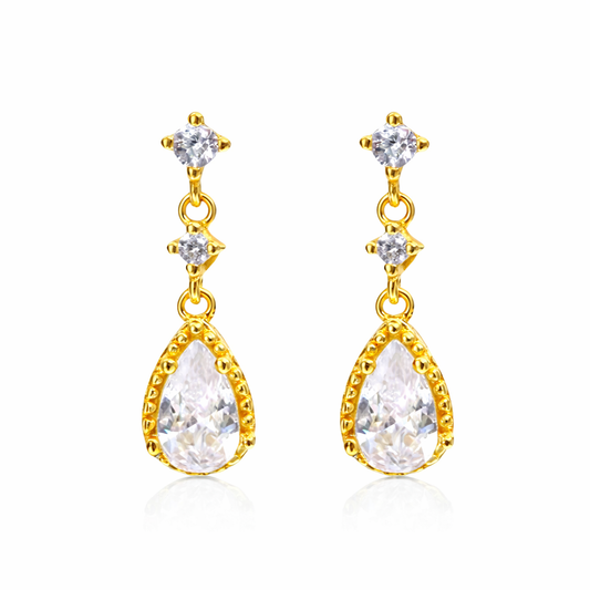The Gold Elowen Teardrop Earrings