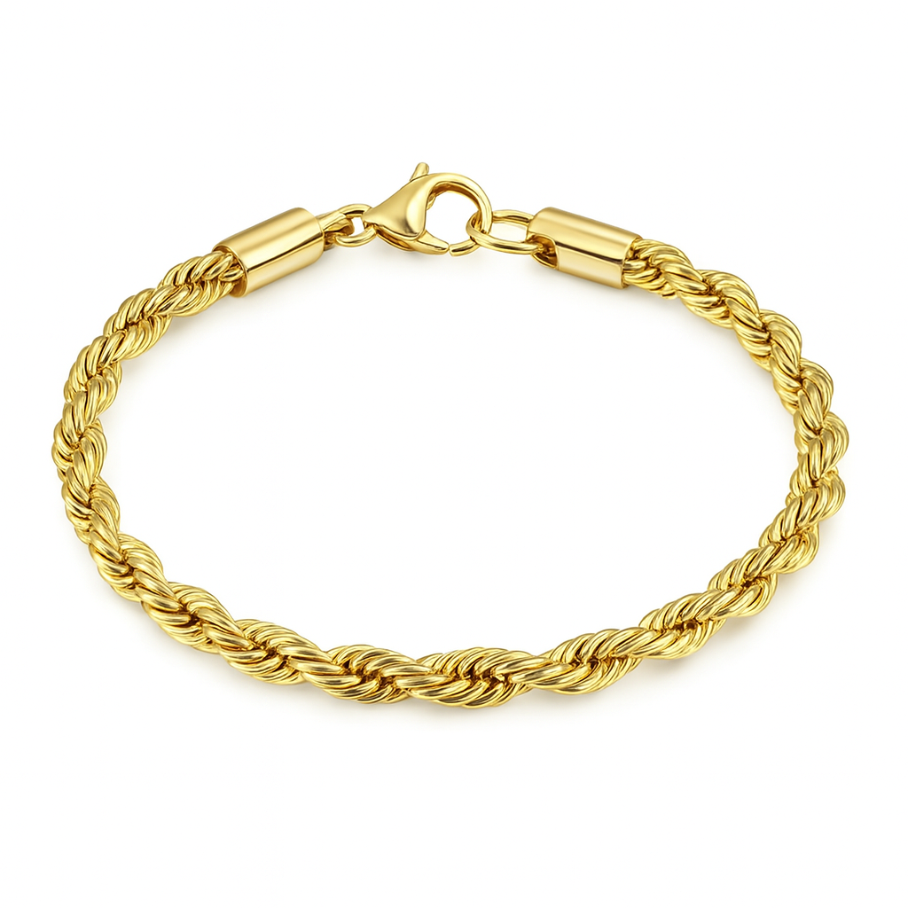 The Gold Aurelius Rope Bracelet