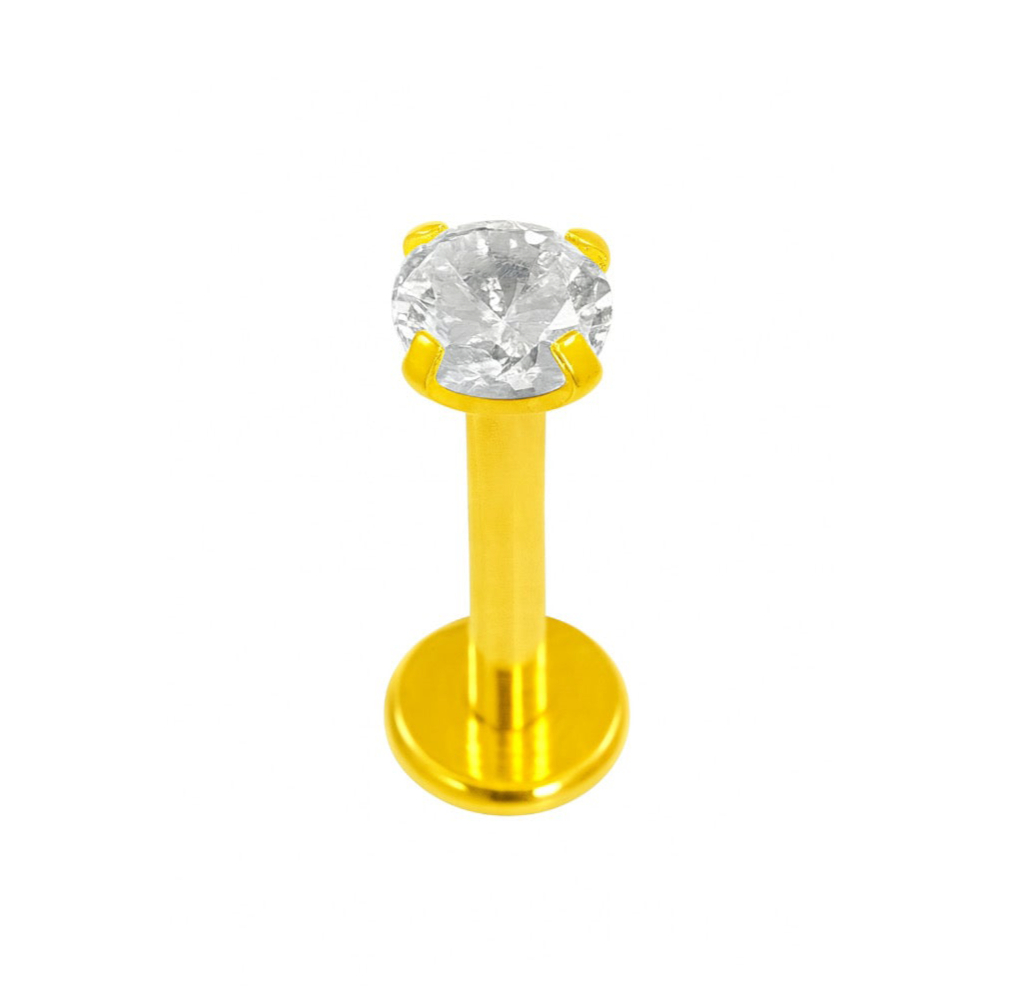 The Gold Lumieré Gemstone Helix Piercing