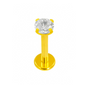The Gold Lumieré Gemstone Helix Piercing