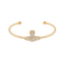 The Gold Saturn Planet Luxe Gem Bangle
