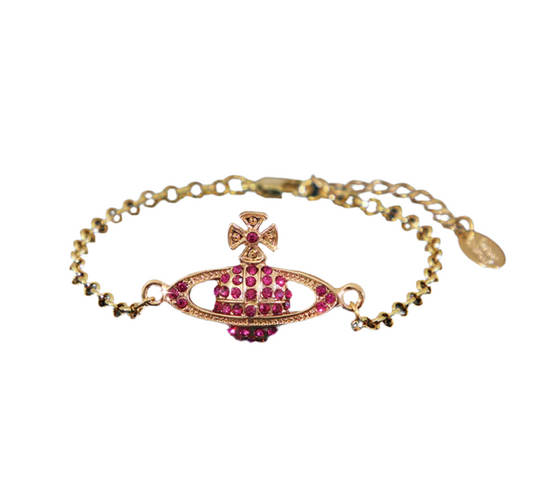 The Gold Mahogany Saturn Bracelet