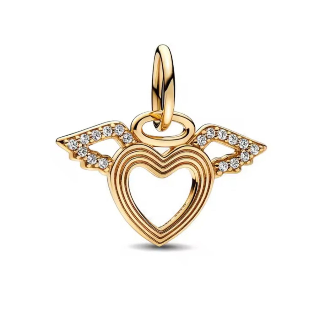 The Gold Heavenly Angel Charm