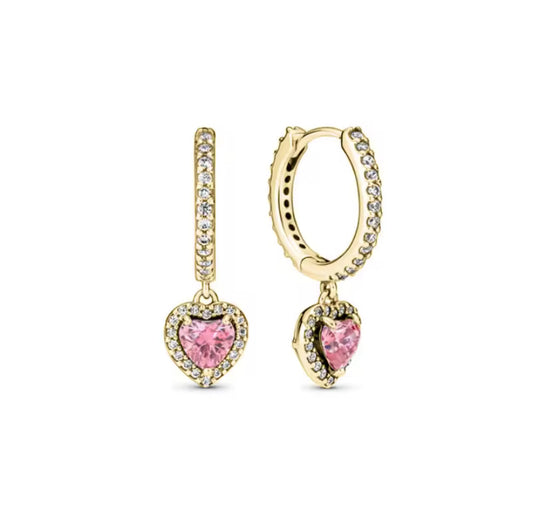 The Gold Blush Celestial Heart Huggies