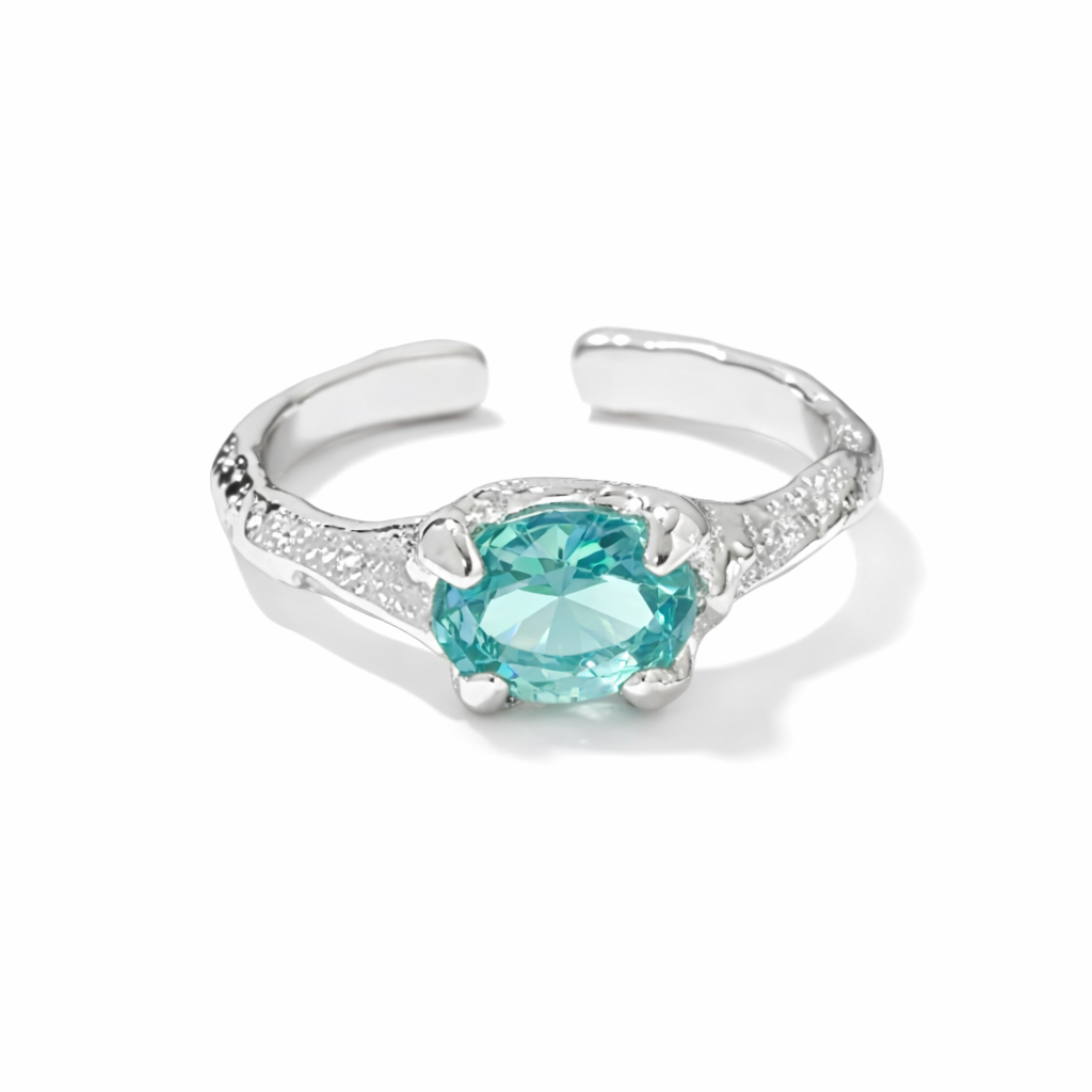 The Ocean Veil Adjustable Ring