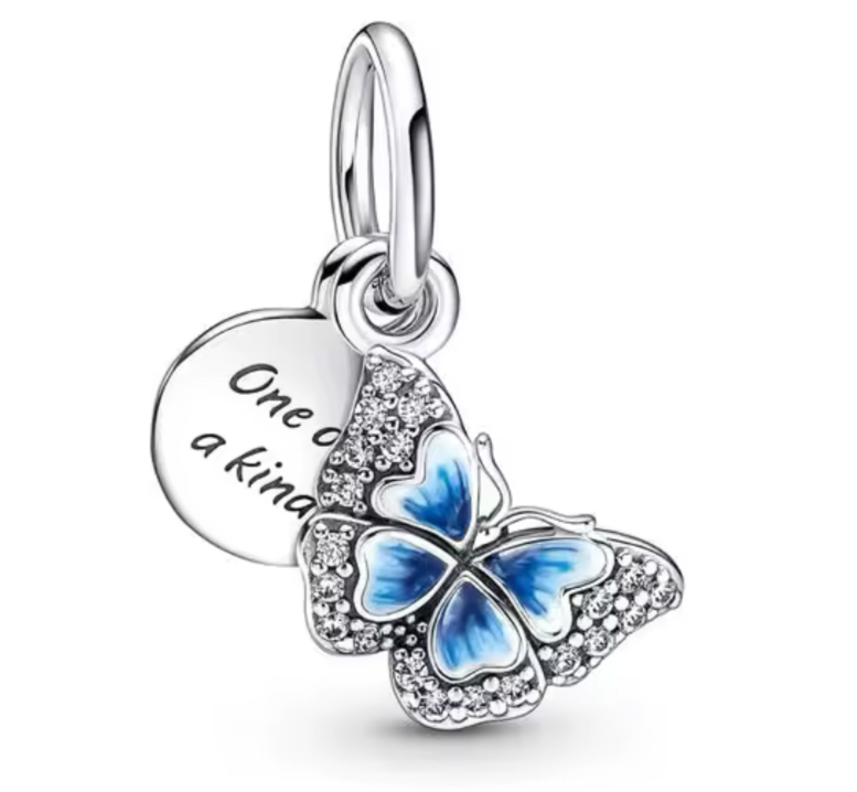 The Unique Blue Butterfly Charm