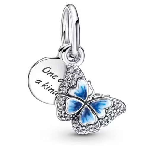 The Unique Blue Butterfly Charm