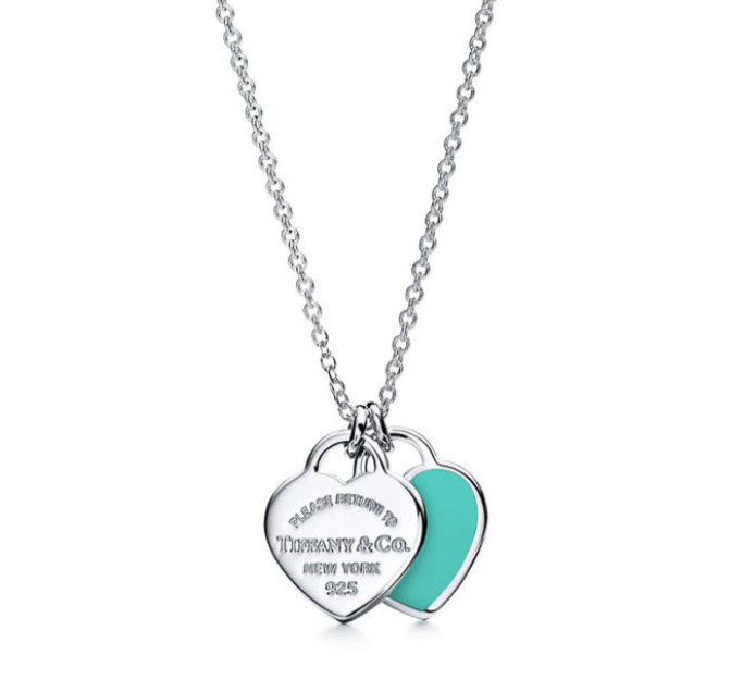 The Silver Turquoise New York Love Letter Necklace
