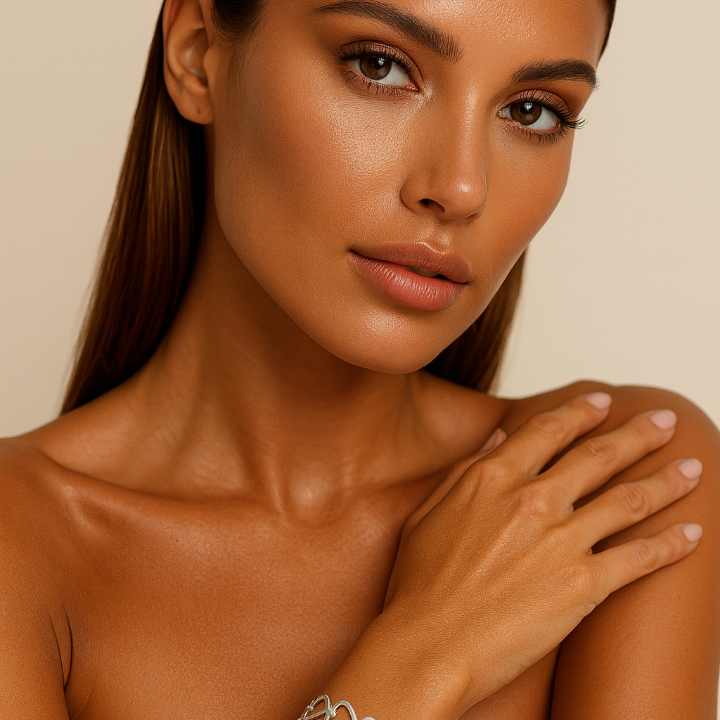 The Silver Adore You Bangle