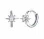 The Silver Stargazing Nights Astra Star Hoops