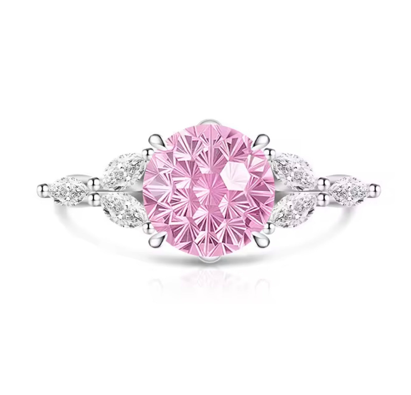 The Silver Sadrià Circle Petal Adjustable Ring