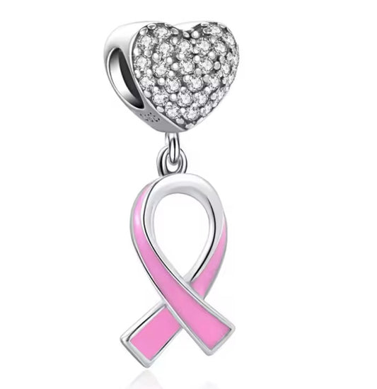 The Pink Breast Cancer Awareness Charm