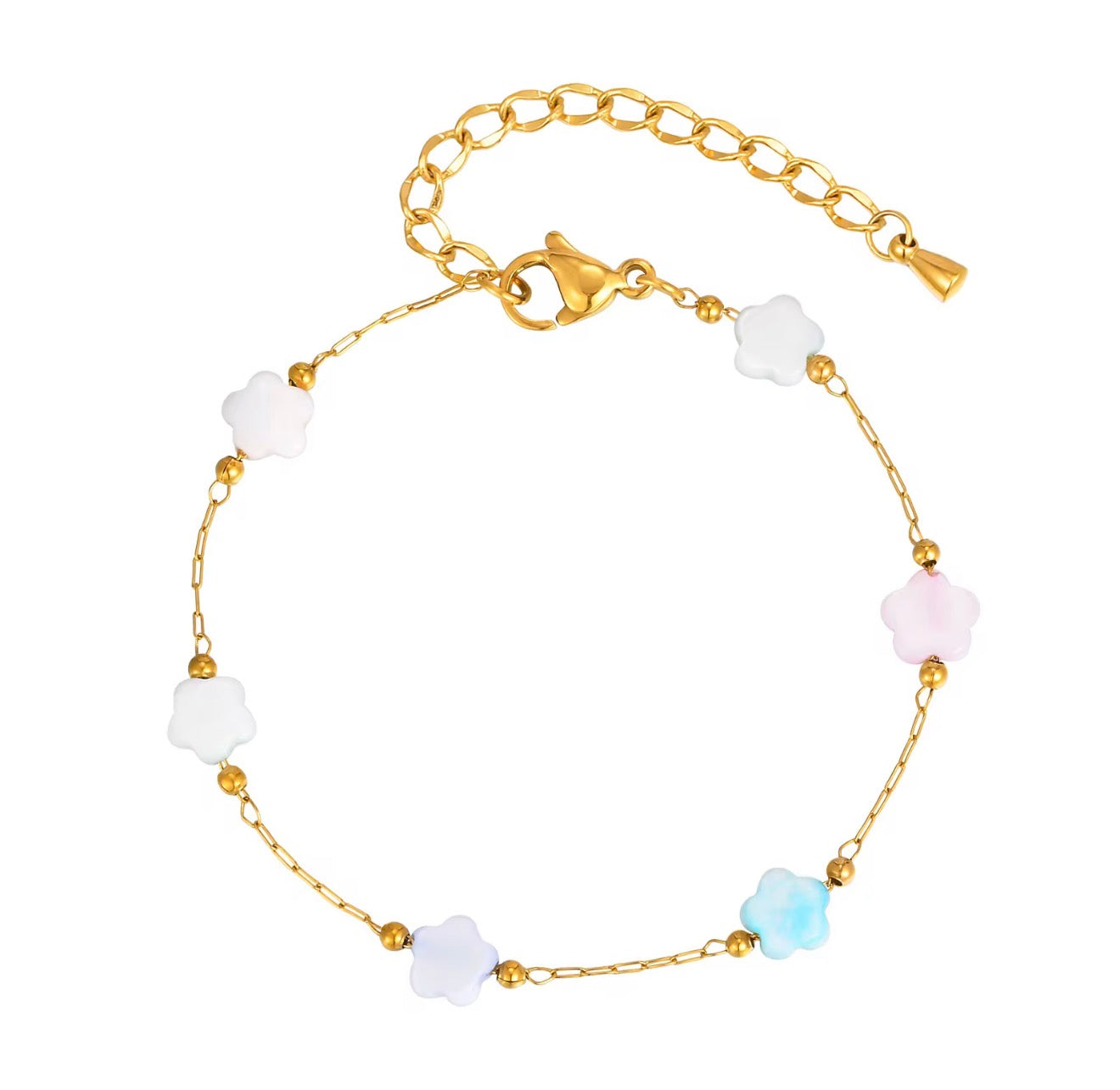 The Gold Day Dreamer Pastel Charm Bracelet