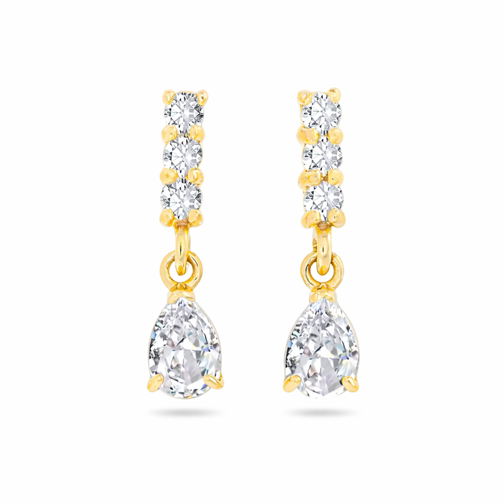 The Gold Elodie Teardrop Earrings