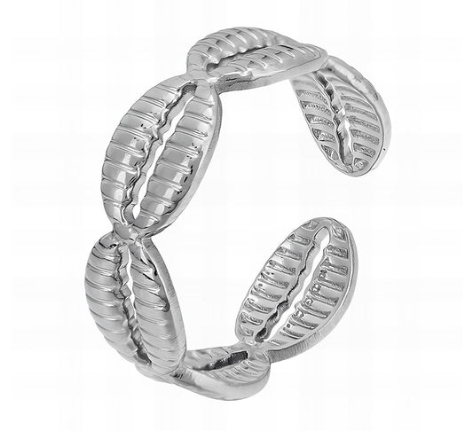 The Silver Shell Shoreline Ring