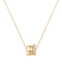 The Gold Simplistic Sparkle Link Necklace