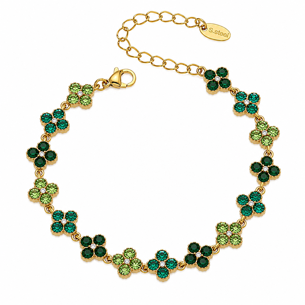 The Gold Sahara Clover Bracelet