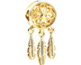 The Golden Stardust Dream Catcher Charm
