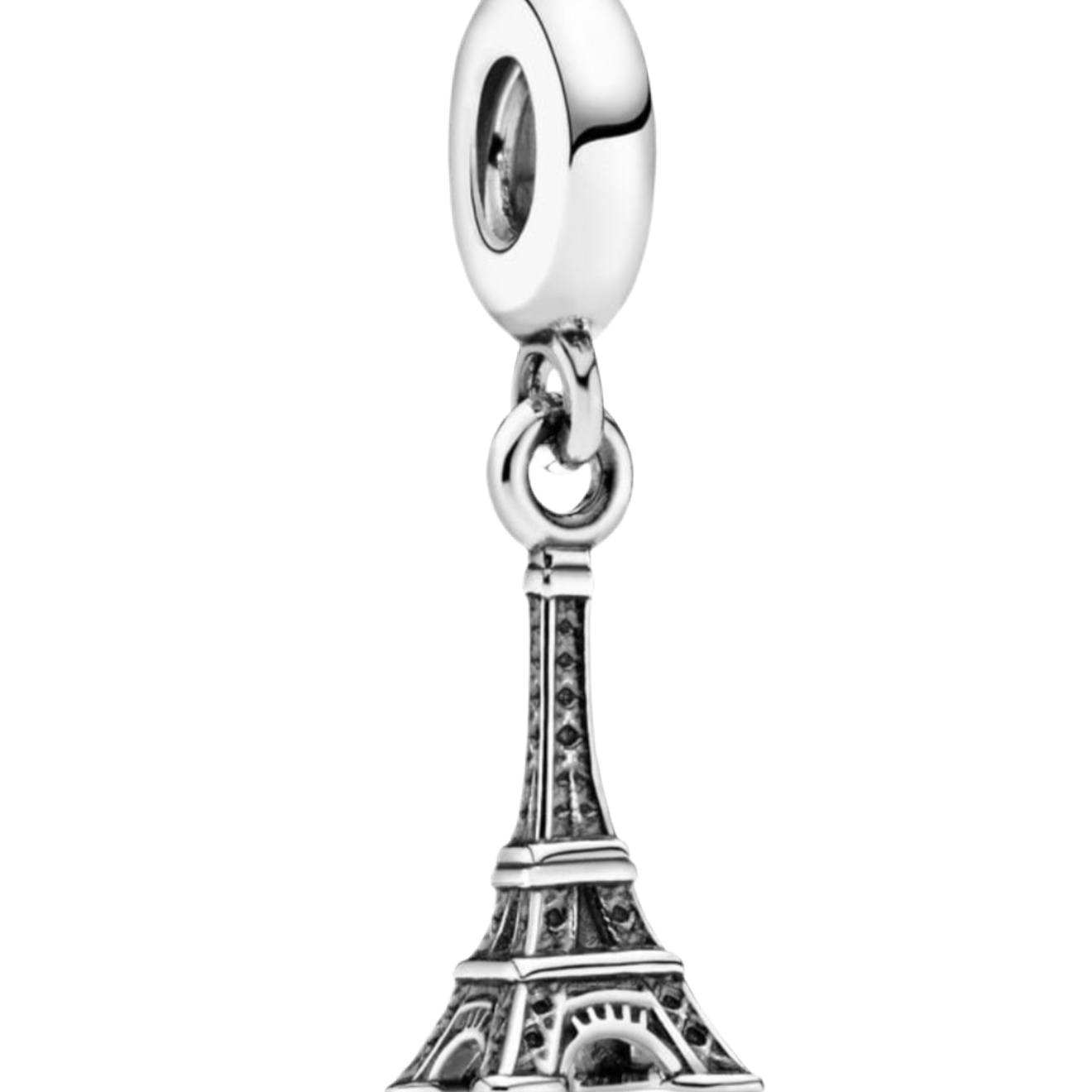 The Silver Eiffel Tower Charm