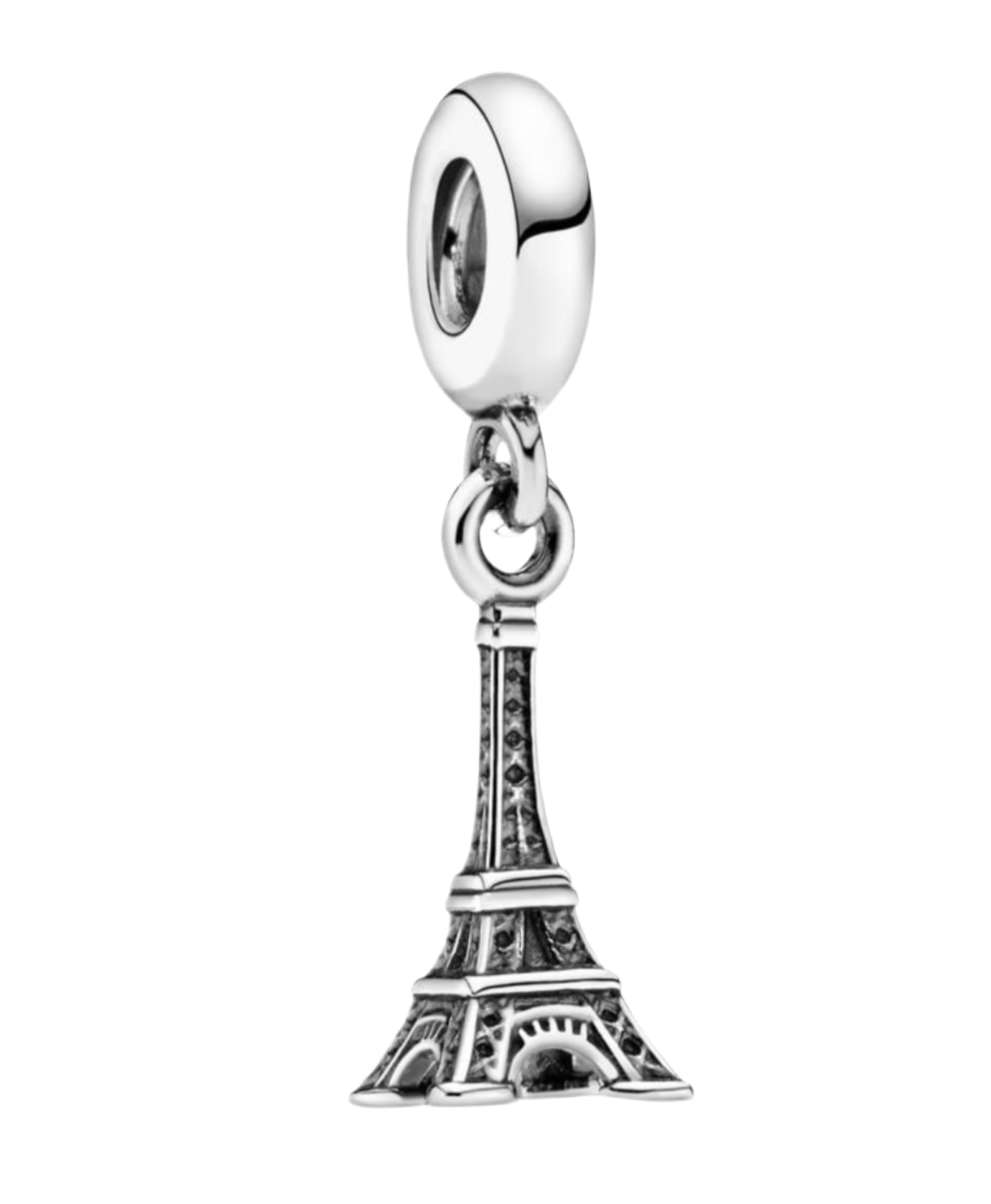 The Silver Eiffel Tower Charm