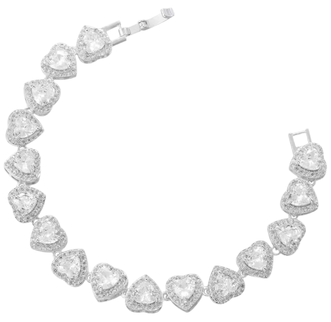 The Silver Whisper Heart Bracelet